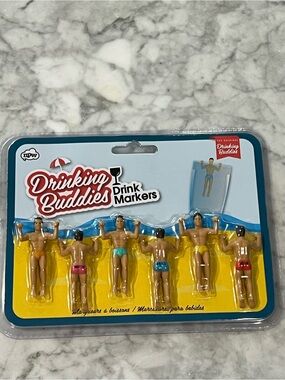 Drinking Buddies Drink Markers - Multi Color